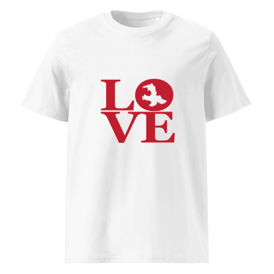 Personalisierbares Finsterwalde T-Shirt – Love Design – Weiß für Finsterwalde
