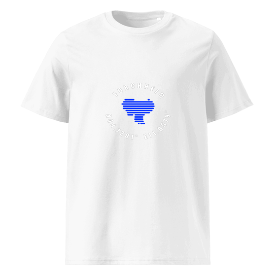 Personalisierbares Forchheim T-Shirt – Minimal Coordinates Design – Weiß für Forchheim