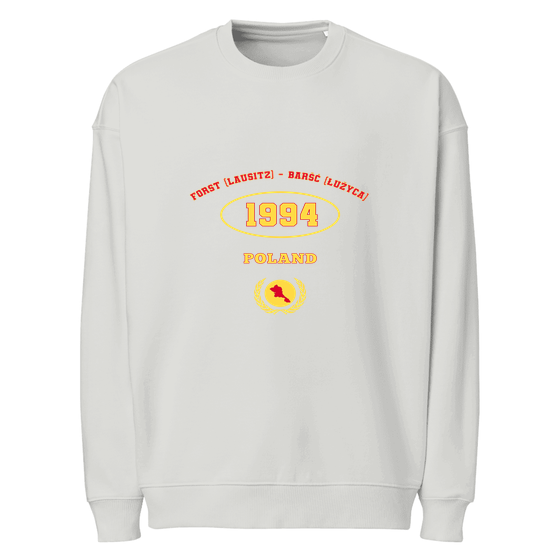 Personalisierbares Forst (Lausitz) - Baršć (Łužyca) Sweatshirt – University 1994 Design – Heather Grau für Forst (Lausitz) - Baršć (Łužyca)