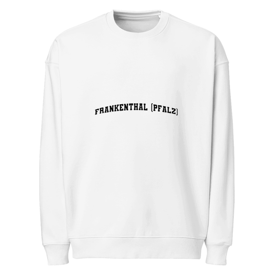 Personalisierbares Frankenthal (Pfalz) Sweatshirt – Varsity3 Design – Weiß für Frankenthal (Pfalz)