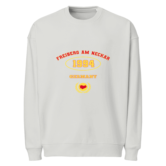 Personalisierbares Freiberg am Neckar Sweatshirt – University 1994 Design – Heather Grau für Freiberg am Neckar