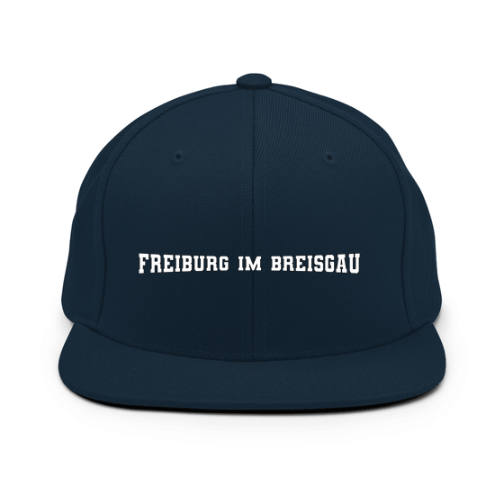 Freiburg im Breisgau Cap mit Varsity4-Design (Dunkles Navy)