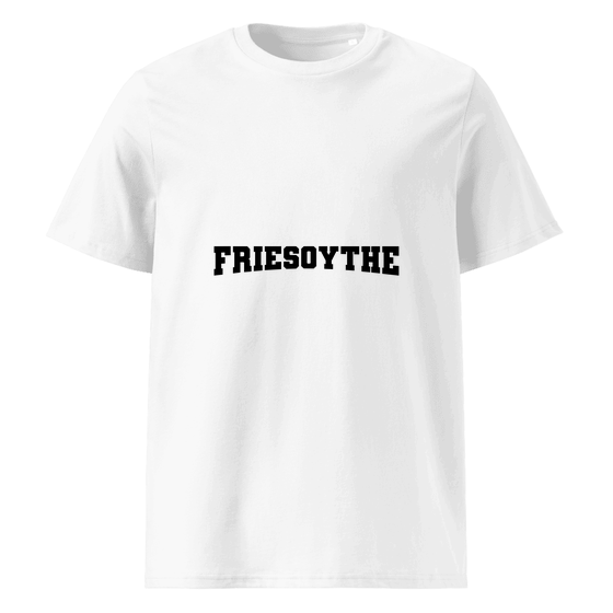 Personalisierbares Friesoythe T-Shirt – Varsity17 Design – Weiß für Friesoythe