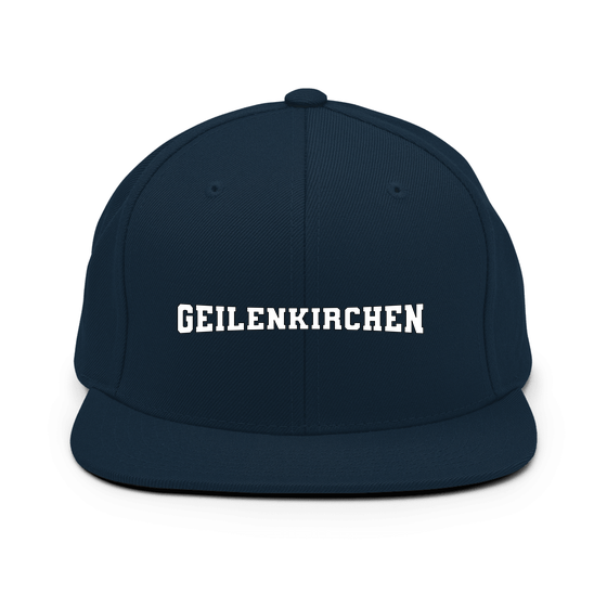 Personalisierbare Geilenkirchen Cap – Varsity4 Design – Dunkles Navy für Geilenkirchen