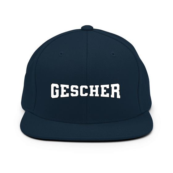 Personalisierbare Gescher Cap – Varsity4 Design – Dunkles Navy für Gescher