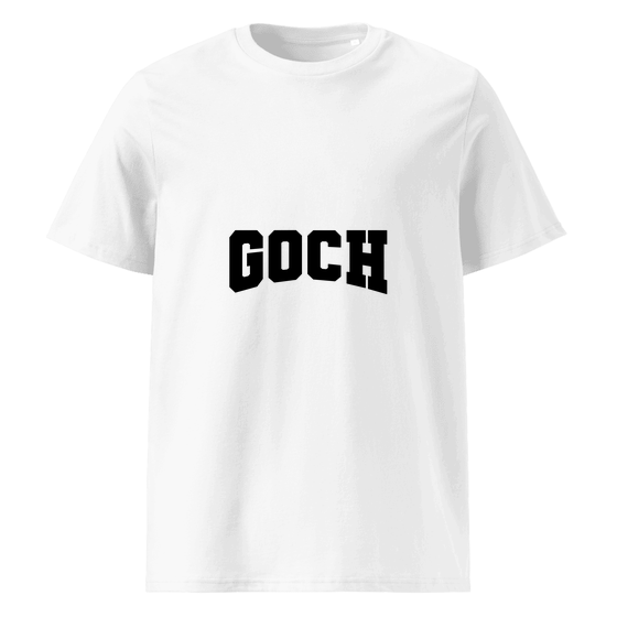 Personalisierbares Goch T-Shirt – Varsity17 Design – Weiß für Goch