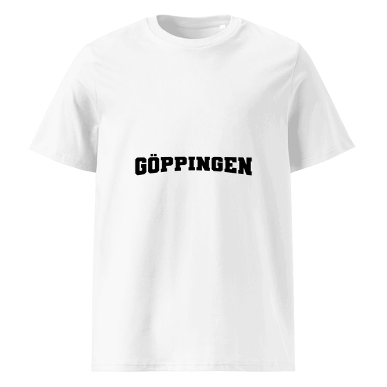 Personalisierbares Göppingen T-Shirt – Varsity17 Design – Weiß für Göppingen