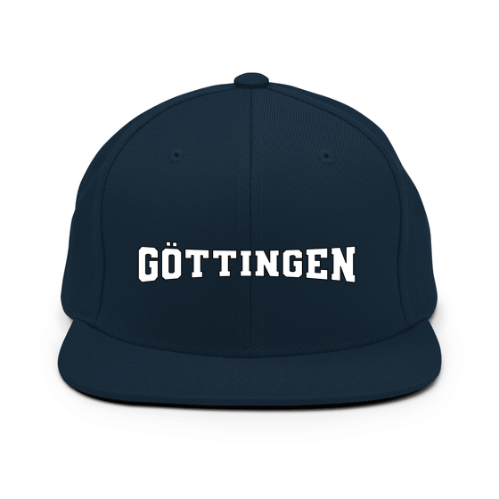 Göttingen Cap mit Varsity4-Design (Dunkles Navy)