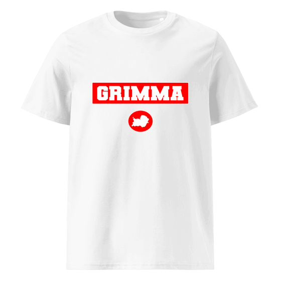Personalisierbares Grimma T-Shirt – Signal14 Design – Weiß für Grimma
