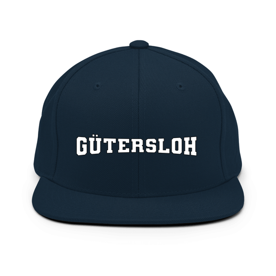 Gütersloh Cap mit Varsity4-Design (Dunkles Navy)