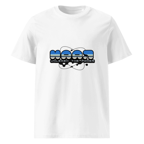 Personalisierbares Haar T-Shirt – Atom Design – Weiß für Haar