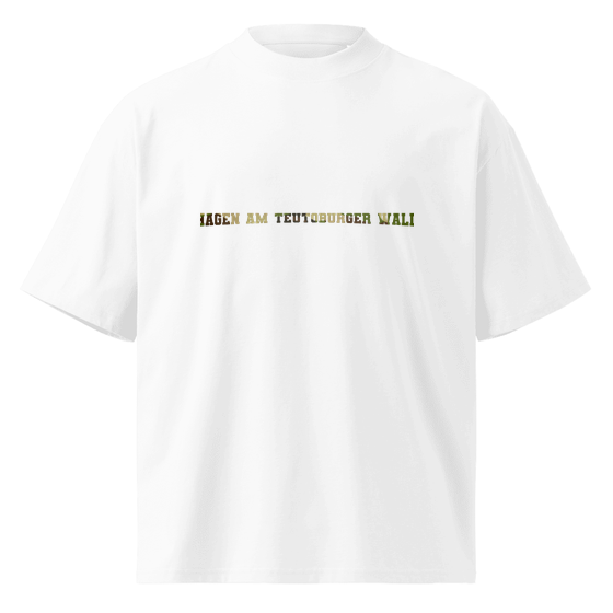 Personalisierbares Hagen am Teutoburger Wald T-Shirt – Camouflage Design – Weiß für Hagen am Teutoburger Wald