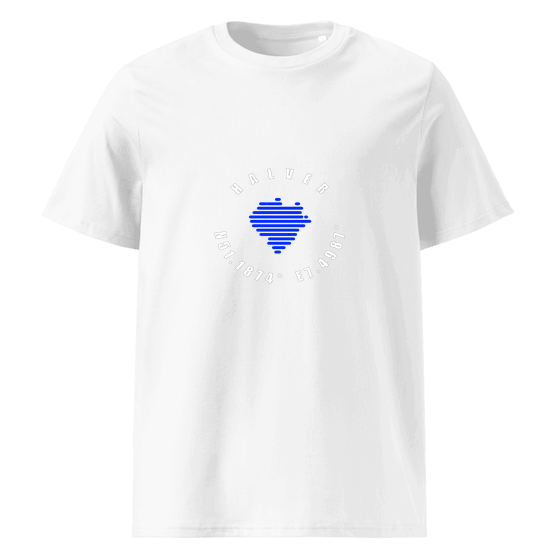 Personalisierbares Halver T-Shirt – Minimal Coordinates Design – Weiß für Halver