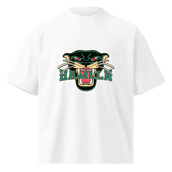 Personalisierbares Hameln T-Shirt – Panther Design – Weiß für Hameln
