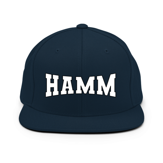 Hamm Cap mit Varsity4-Design (Dunkles Navy)