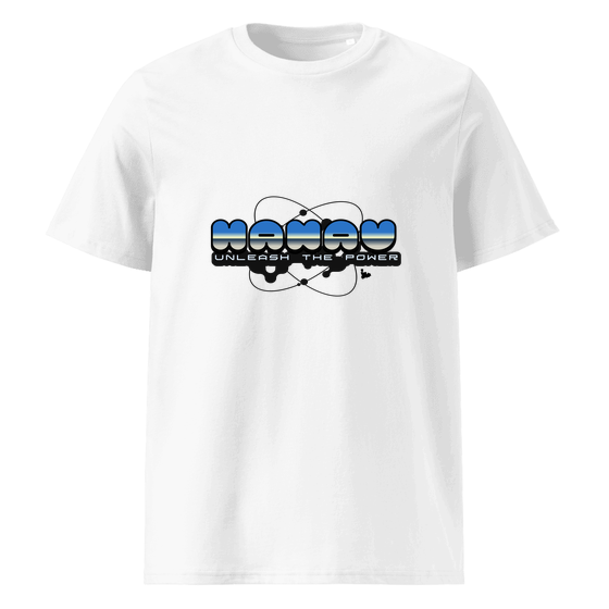 Personalisierbares Hanau T-Shirt – Atom Design – Weiß für Hanau