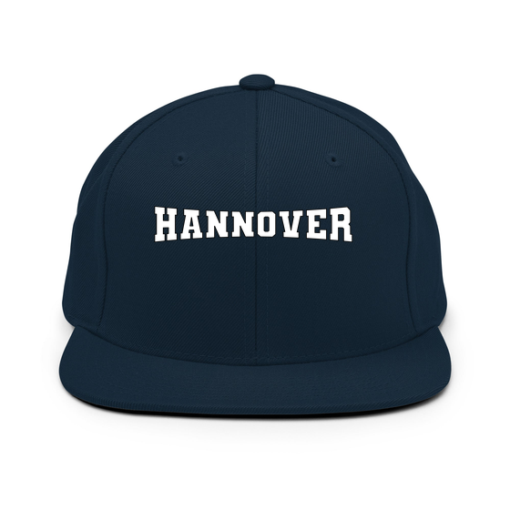 Personalisierbare Hannover Cap – Varsity4 Design – Dunkles Navy für Hannover