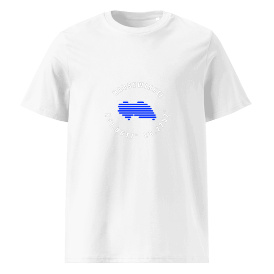 Personalisierbares Harsewinkel T-Shirt – Minimal Coordinates Design – Weiß für Harsewinkel
