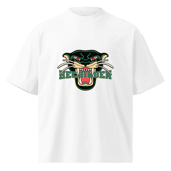 Personalisierbares Hechingen T-Shirt – Panther Design – Weiß für Hechingen