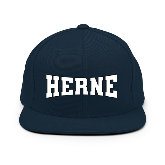 Herne Cap mit Varsity4-Design (Dunkles Navy)