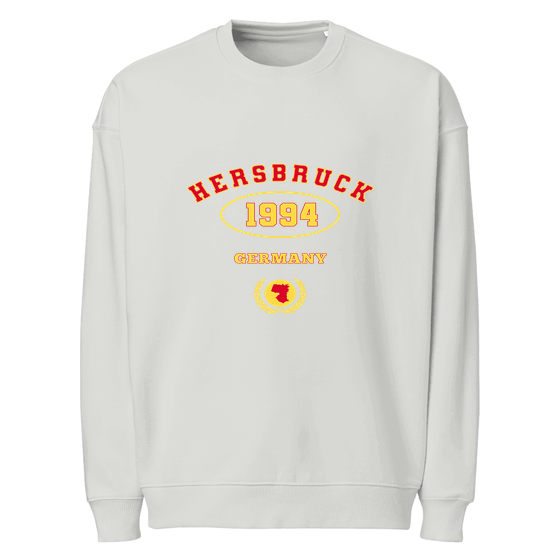 Personalisierbares Hersbruck Sweatshirt – University 1994 Design – Heather Grau für Hersbruck