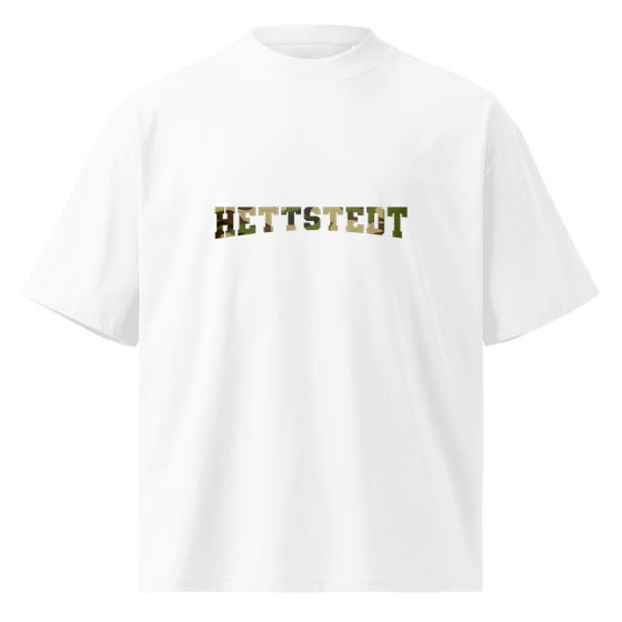 Personalisierbares Hettstedt T-Shirt – Camouflage Design – Weiß für Hettstedt