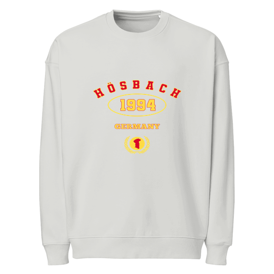 Personalisierbares Hösbach Sweatshirt – University 1994 Design – Heather Grau für Hösbach