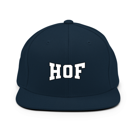 Personalisierbare Hof Cap – Varsity4 Design – Dunkles Navy für Hof