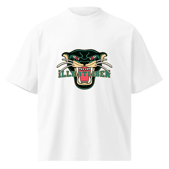 Personalisierbares Illertissen T-Shirt – Panther Design – Weiß für Illertissen