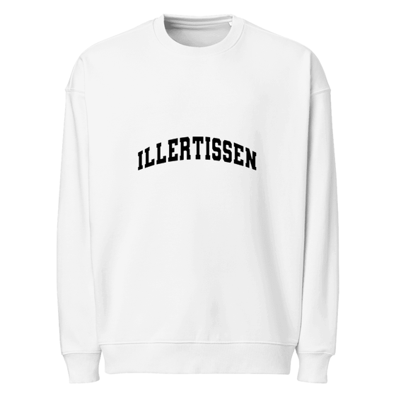 Personalisierbares Illertissen Sweatshirt – Varsity3 Design – Weiß für Illertissen
