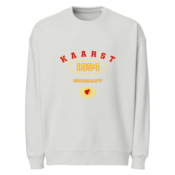 Personalisierbares Kaarst Sweatshirt – University 1994 Design – Heather Grau für Kaarst