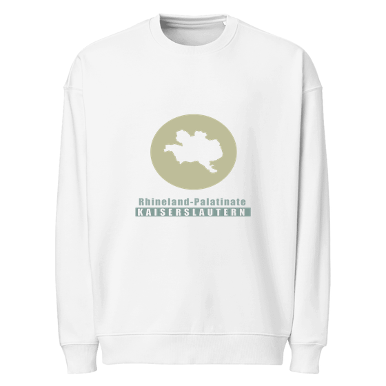Personalisierbares Kaiserslautern Sweatshirt – Minimal Moon Design – Weiß für Kaiserslautern