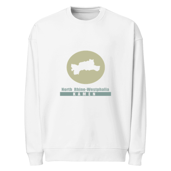 Personalisierbares Kamen Sweatshirt – Minimal Moon Design – Weiß für Kamen