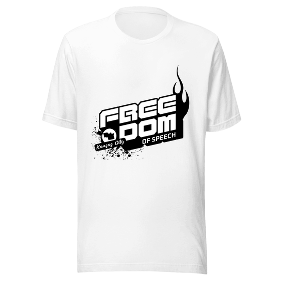 Kansas City T-Shirt with Protests and Political Rallies in Kansas City design (Weiß)