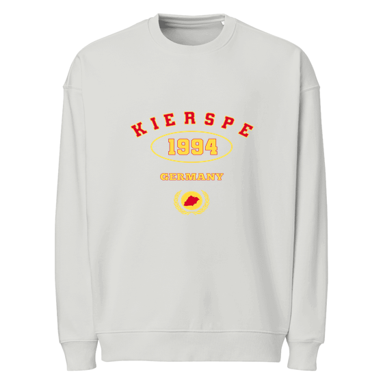 Personalisierbares Kierspe Sweatshirt – University 1994 Design – Heather Grau für Kierspe