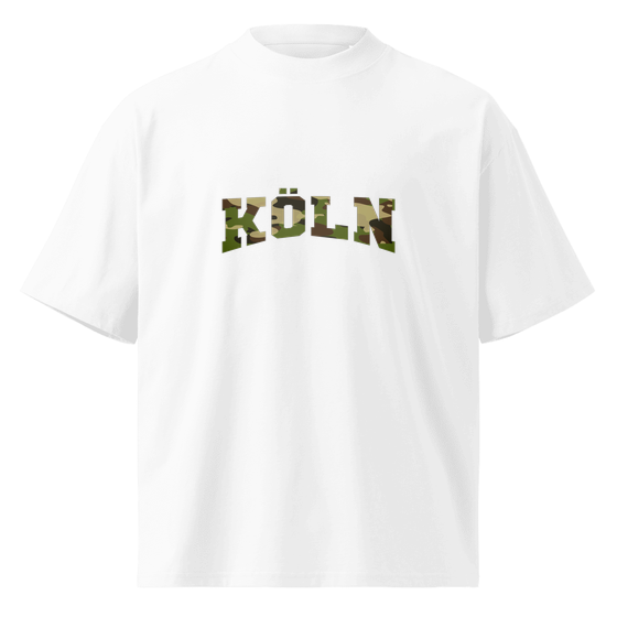 Köln T-Shirt mit Camouflage-Design (Weiß)