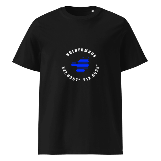 Personalisierbares Kolbermoor T-Shirt – Minimal Coordinates Design – Schwarz für Kolbermoor