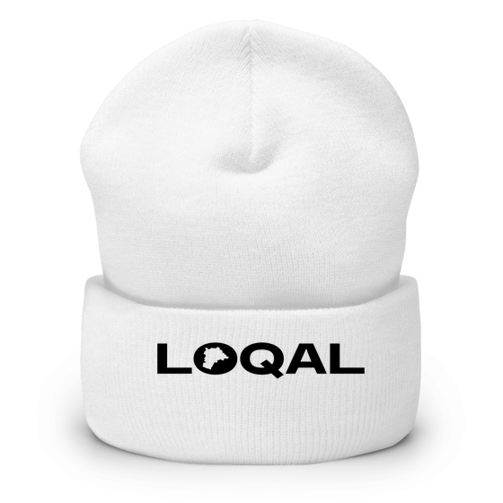 Personalisierbare Lage Cap – Loqal Boundary Design – Weiß für Lage
