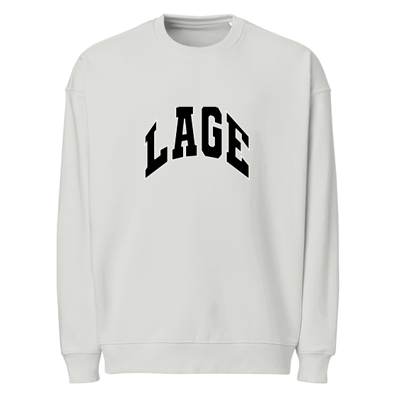 Personalisierbares Lage Sweatshirt – Varsity3 Design – Heather Grau für Lage
