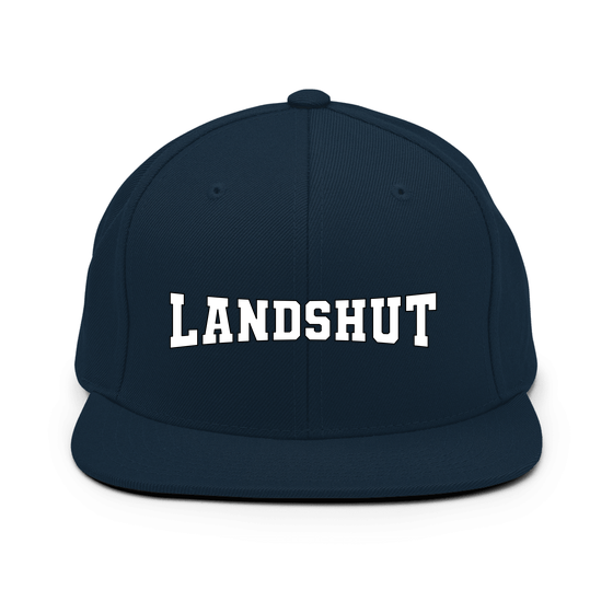 Landshut Cap mit Varsity4-Design (Dunkles Navy)