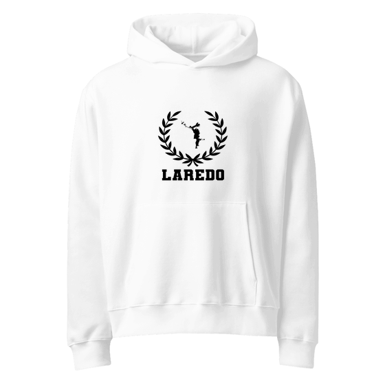 Laredo Hoodie with Laurel Boundary design (Weiß)
