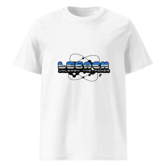 Personalisierbares Lebach T-Shirt – Atom Design – Weiß für Lebach