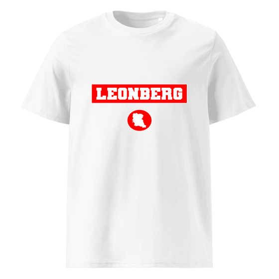 Personalisierbares Leonberg T-Shirt – Signal14 Design – Weiß für Leonberg