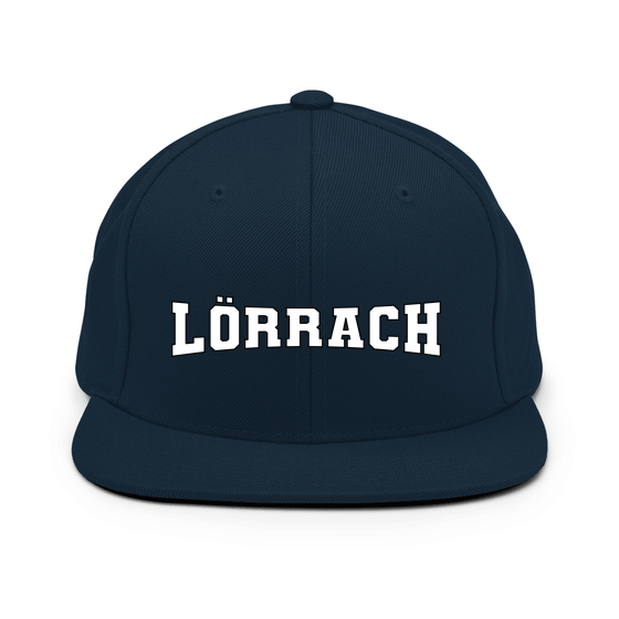 Lörrach Cap mit Varsity4-Design (Dunkles Navy)