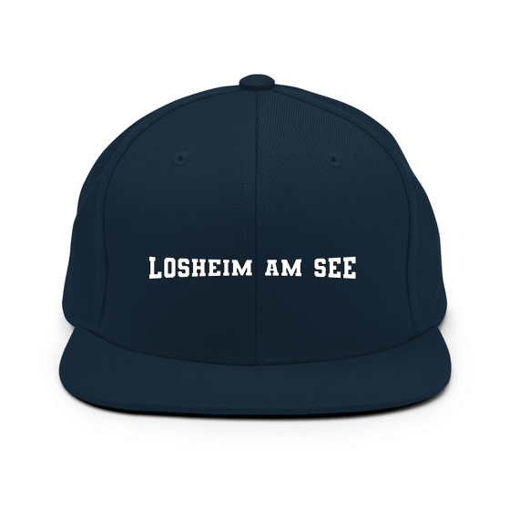 Personalisierbare Losheim am See Cap – Varsity4 Design – Dunkles Navy für Losheim am See
