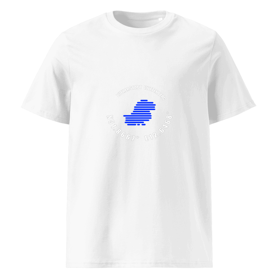 Personalisierbares Lutherstadt Wittenberg T-Shirt – Minimal Coordinates Design – Weiß für Lutherstadt Wittenberg
