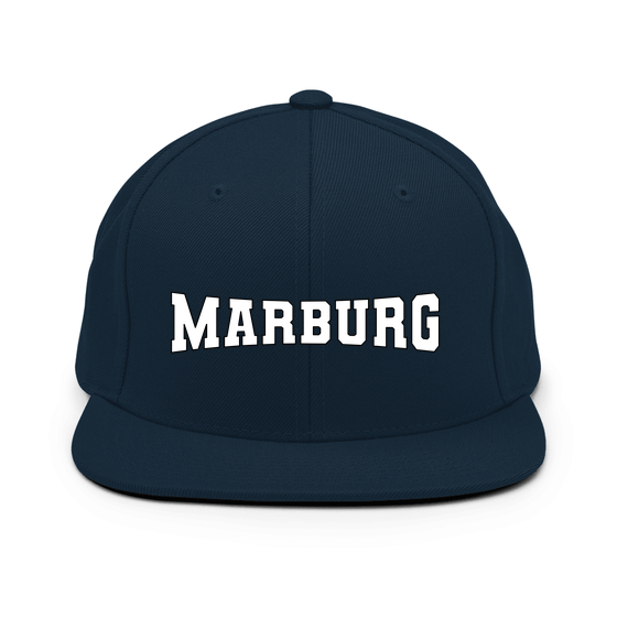 Marburg Cap mit Varsity4-Design (Dunkles Navy)