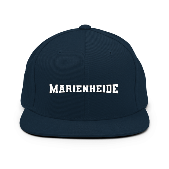 Personalisierbare Marienheide Cap – Varsity4 Design – Dunkles Navy für Marienheide
