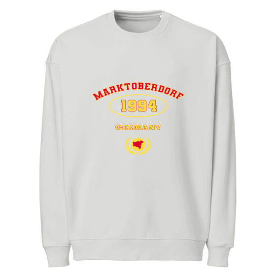 Personalisierbares Marktoberdorf Sweatshirt – University 1994 Design – Heather Grau für Marktoberdorf