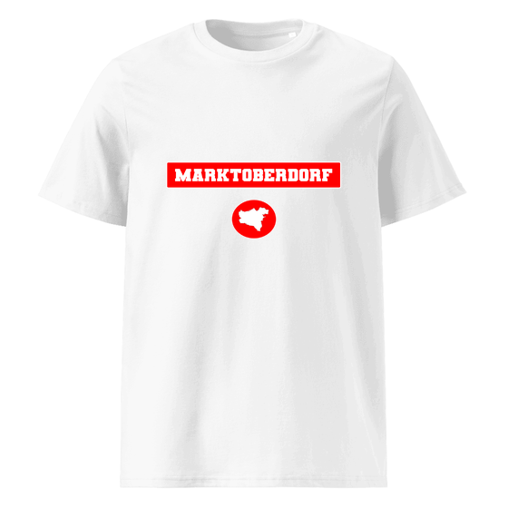 Personalisierbares Marktoberdorf T-Shirt – Signal14 Design – Weiß für Marktoberdorf
